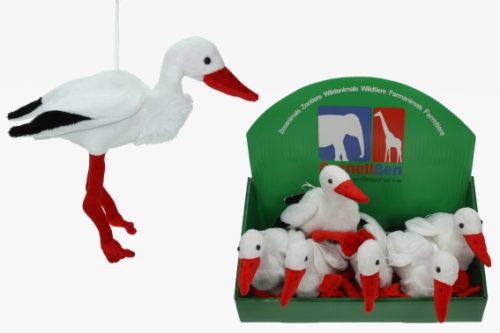 Pluszowy bocian 25 cm nr kat. 17208